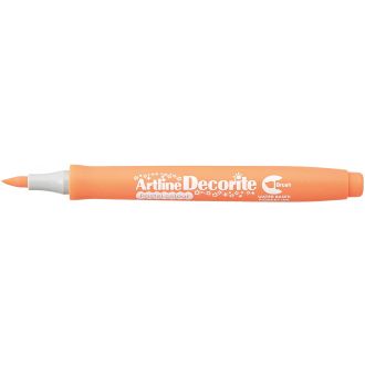 Artline Μαρκαδόρος Decorite Brush Standard Pastel Orange