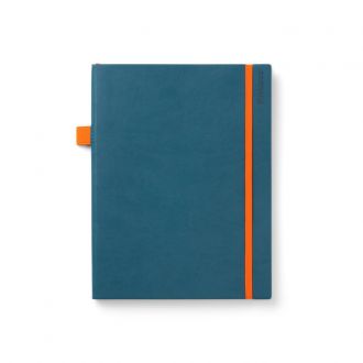 Bookaroo σημειωματάριο Bigger ριγέ με λάστιχο 18,5x24,5cm 192pgs - Teal (53652TE)