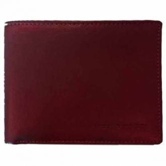 Mario Rossi  men's leather wallet Bordeaux Black Edge 5935