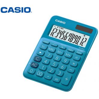 Casio αριθμομηχανή 12ψ μπαταρια ηλιακή ρίζα 14,95x10.5cm MS-20UC-BU