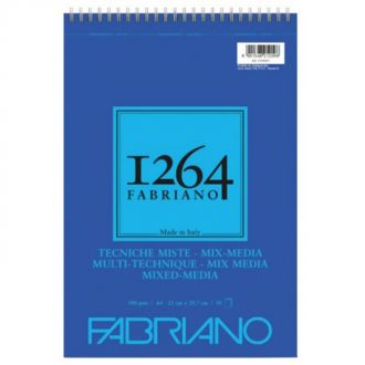 Fabriano μπλοκ σχεδίου sketchbook σπιράλ 1264 Α4 300gsm 30Φύλλα 65600920