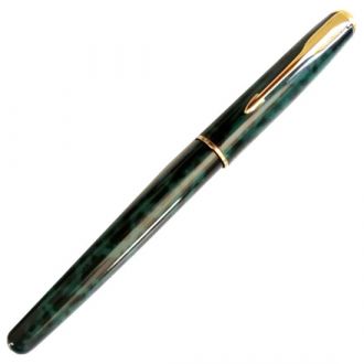 Parker Συλλεκτική Πένα Sonnet Premium 14K GT Deep Laque Green  Gold Plated Nib 23Κ