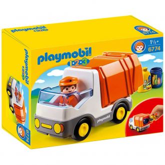 Playmobil 6774 1 2 3 Απορριμματοφόρο Όχημα
