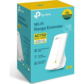 TP-Link WiFi Range Extender repeater RE220 v3 AC750