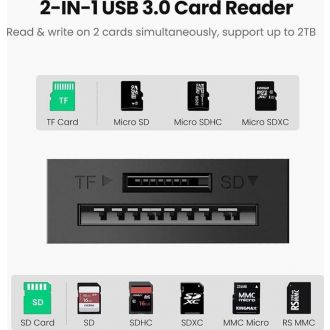 Ugreen card reader CR127 Usb3.0 White 20250