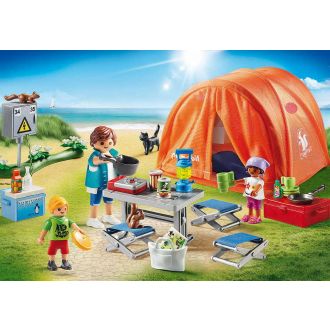 Playmobil 70089 Οικογενειακή σκηνή camping