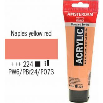 Royal Talens Amsterdam acrylic 120ml Naples Yellow Red  (224)