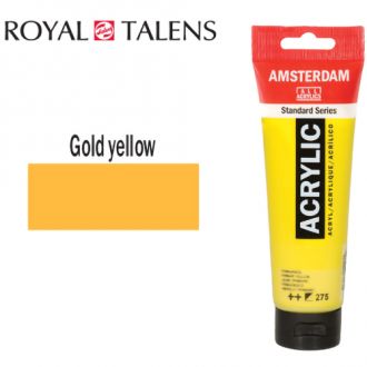 Royal Talens Amsterdam acrylic 120ml Gold Yellow (253)
