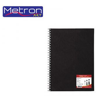 Metron Art Μπλοκ Σχεδίου σπιράλ  14x21 80φύλλα 100gr