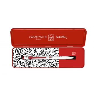 Caran d'Ache στυλό διαρκείας Special Edition Keith Haring White