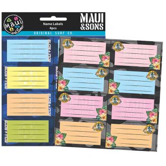 BMU ετικέτες τετραδίου Maui & Sons 32τμχ. (774-57146)