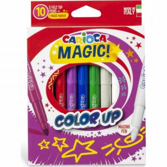 Carioca Magic Color Up Μαγικοί Μαρκαδόροι Ζωγραφικής Χονδροί 10τμχ. 43181