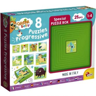 Lisciani Carotina Baby - 9 puzzle progressive  820-95483