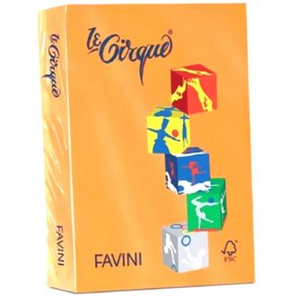 Favini Le Cirque Χρωματιστό χαρτί A4 160gr 250Φ Πορτοκαλί ανοιχτό (201)