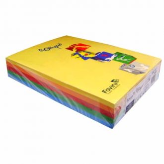 Favini Le Cirque Χρωματιστό χαρτί A4 80gr 500 Φύλλα 5 Έντονα χρώματα (252)