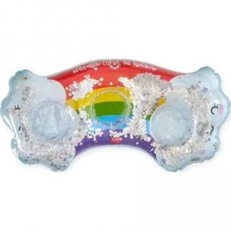 Legami inflatable drink holder - Rainbow