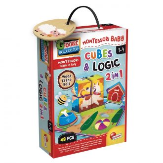 Lisciani montessory baby cubes & logic (820-96879)