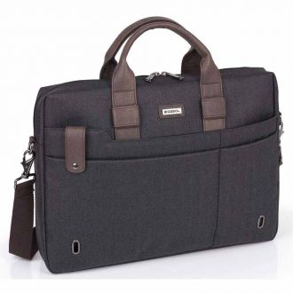 Gabol τσάντα laptop χαρτοφύλακας Master Business 42x31cm 15.6'' Black 409510