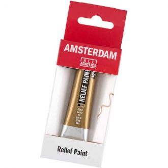 Amsterdam relief paint 20ml Gold (801)