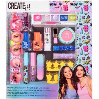 Create it! make up set Neon Glitter 16pcs