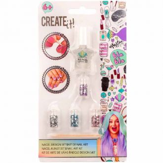 Create it! nail art kit mermaid 5pcs