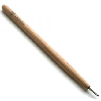 Abig Εργαλείο χαρακτικής πούντα με ξύλινη λαβή square 2mm (190400)