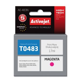 ActiveJet Μελάνι Epson T0483 17ml Magenta (AE-483N)