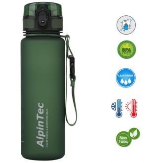 AlpinPro παγούρι BPA Free 500ml Σκούρο πράσινο(S500DG)