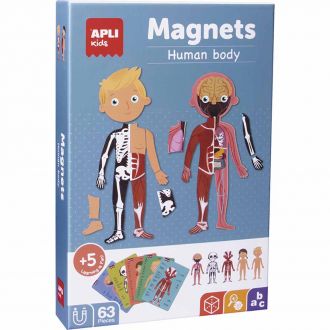 APLI Kids Μαγνητικό puzzle Το ανθρώπινο σώμα 18x28 63 pcs. 18531
