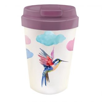 Chic Mic  Bioloco easy cup - Watercolour Bird 350ml