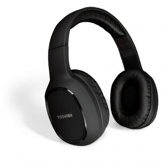 Toshiba Ακουστικά Bluetooth Sport rubber coated Stereo headset Black (RZE-BT160H-BLK)