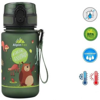 AlpinPro παγούρι BPA Free 350ml Green Forest Animals (C-350DG-FA)