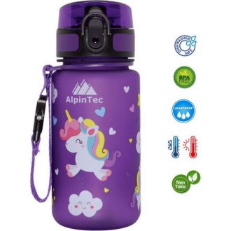 AlpinPro παγούρι BPA Free 350ml Purple Unicorn  (C-350PE-UN)