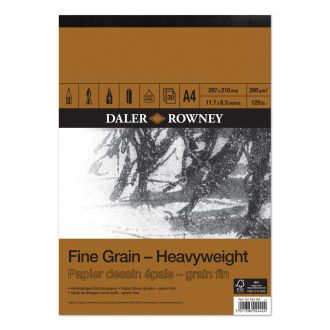 Daler Rowney μπλοκ σχεδίου fine grain leavyweight A4 200γρ 30Φύλλα  (481150500)