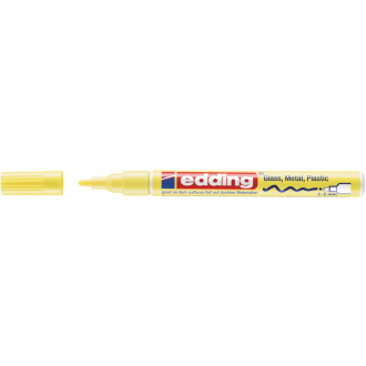 edding μαρκαδόρος ανεξίτηλος με στρογγυλή μύτη 1.0mm pastel Κίτρινο (01.751/135)