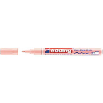edding μαρκαδόρος ανεξίτηλος με στρογγυλή μύτη 1.0mm pastel Ροζ (01.751/138)