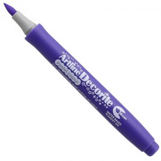 Artline Μαρκαδόρος Decorite Brush Neon Purple (EDFN-F-PR)