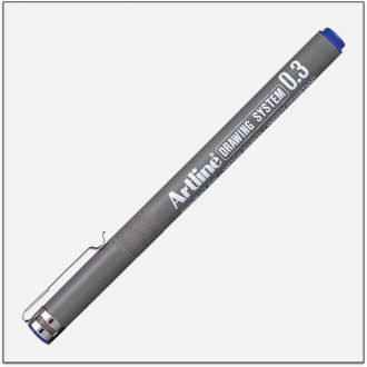 Artline Μαρκαδόρος σχεδίου 0.3mm Μπλέ (EK-233L)