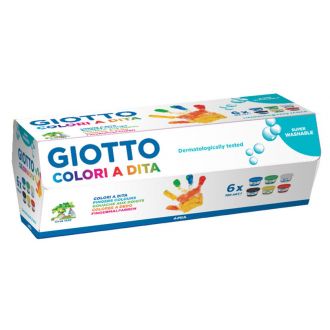 Giotto δακτυλομπογιές 100ml x 6 χρώματα (000534100)
