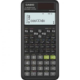 Casio επιστημονική αριθμομηχανή μπατ./ηλ. 417λειτουργ. FX-991ES Plus 2 Μαύρη