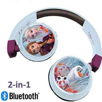 Frozen headphones 2 in 1 bluetooth and wired comfort