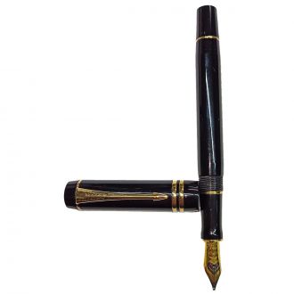 Parker Πένα Duofold Black Platinum trim Fountain pen Gold (1102.1851.11G)