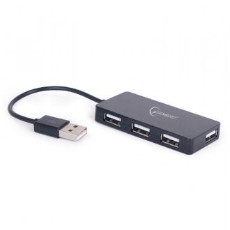 Gembird USB Hub 4-port Black (UHB-U2P4-03)