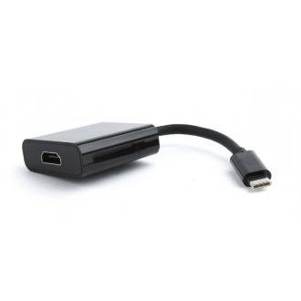 Cablexpert Αντάπτορας USB-C to HDMI Black (A-CM-HDMIF-01)
