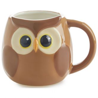 Balvi mug Βubο Brown with handle
