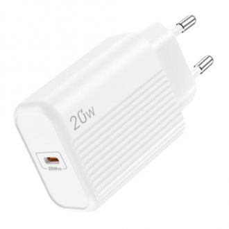 Lamtech fast charger type-C PD20W White (LAM112686)