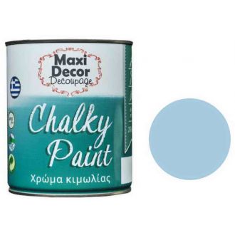 Maxi Decor χρώμα κιμωλίας chalky paint 750ml Γαλάζιο (504)