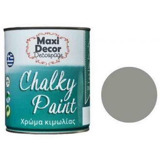 Maxi Decor χρώμα κιμωλίας chalky paint 750ml Γκρι (505)