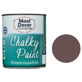 Maxi Decor χρώμα κιμωλίας chalky paint 750ml Καφέ (511)