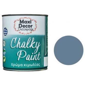 Maxi Decor χρώμα κιμωλίας chalky paint 750ml Γκρι Βιολέ (517)